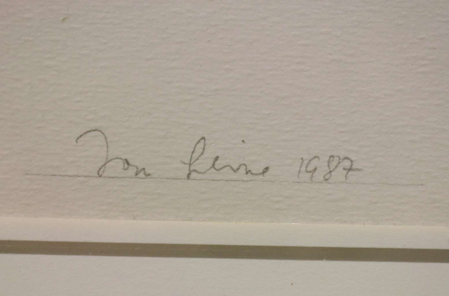 Tom Levine | Screen Study # 14, Zeichnung (1987) | MutualArt
