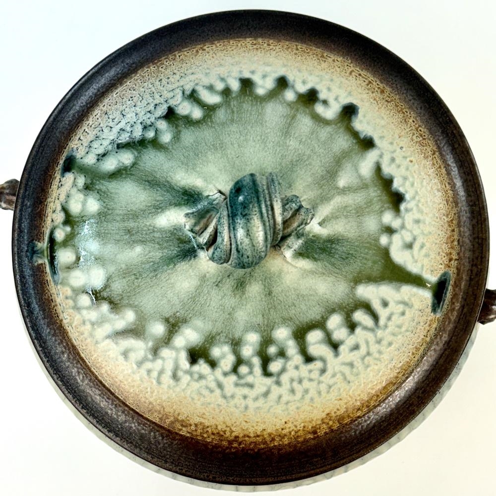 Artwork by Michael Frasca, Pair of Wood Ash Glazed Tureens by Michael Frasca, Made of Wood