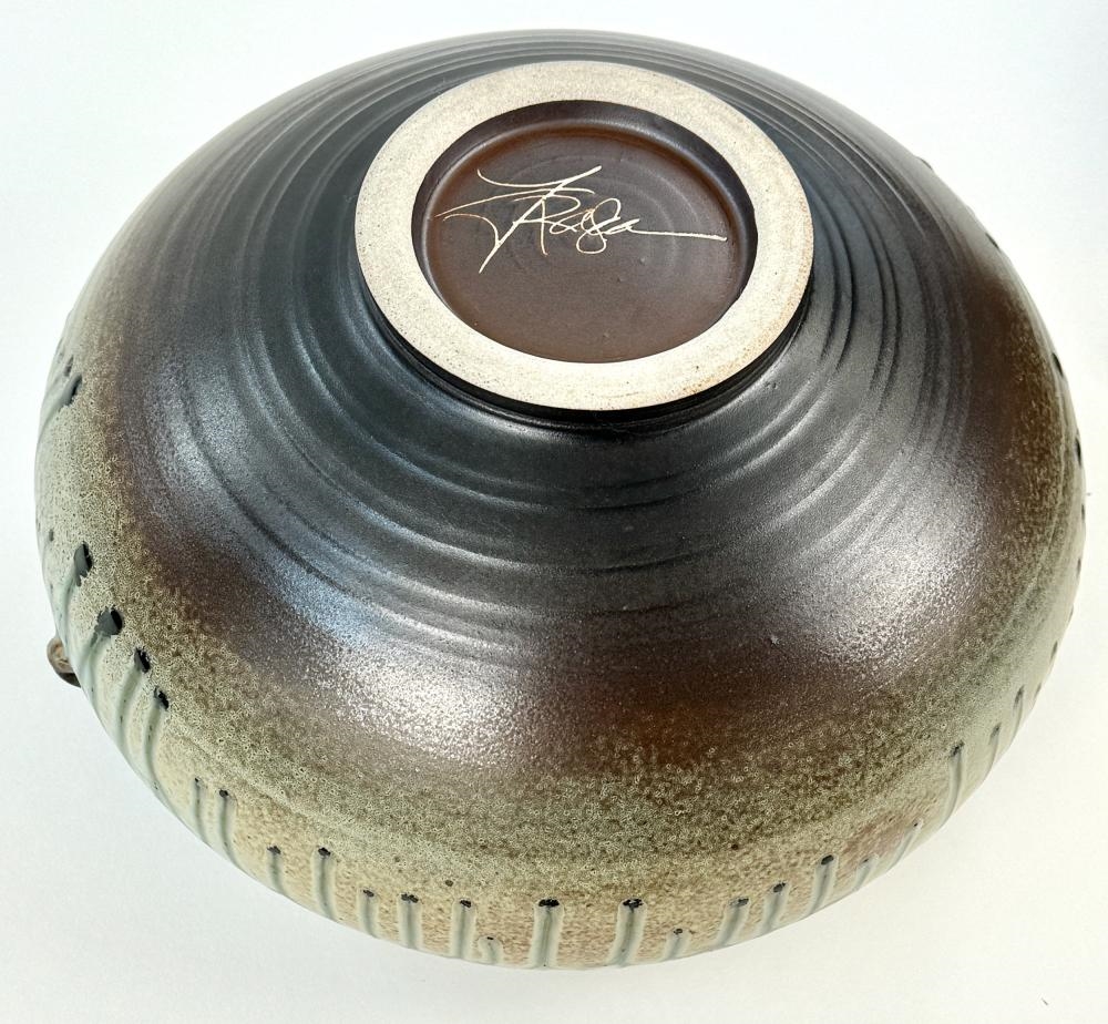 Artwork by Michael Frasca, Pair of Wood Ash Glazed Tureens by Michael Frasca, Made of Wood