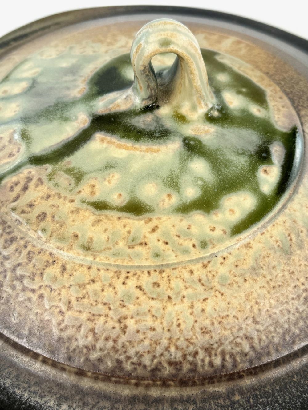 Artwork by Michael Frasca, Pair of Wood Ash Glazed Tureens by Michael Frasca, Made of Wood