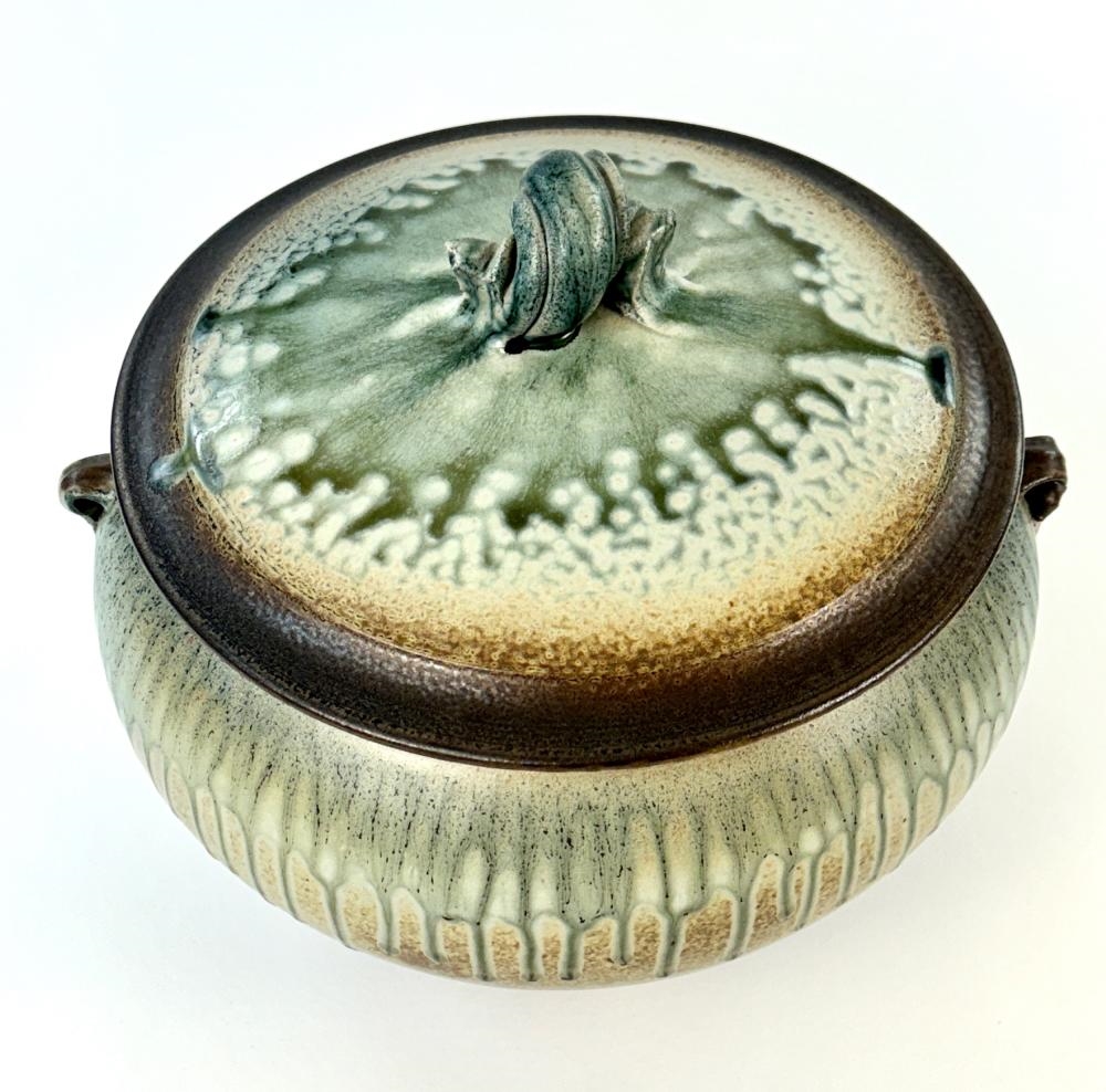 Artwork by Michael Frasca, Pair of Wood Ash Glazed Tureens by Michael Frasca, Made of Wood