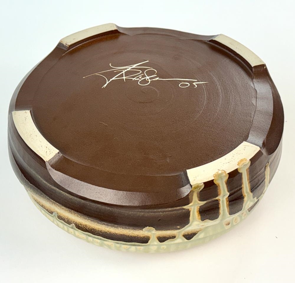 Artwork by Michael Frasca, Pair of Wood Ash Glazed Tureens by Michael Frasca, Made of Wood