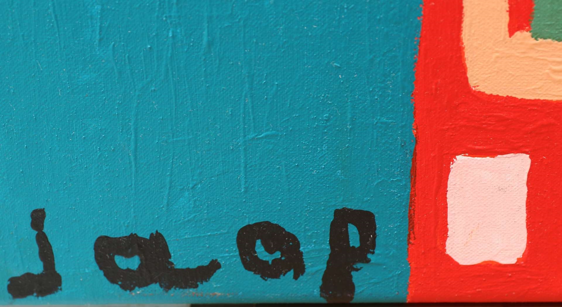 Artwork by Jaap Den Hollander, Katwijkse droom, Made of acrylic on canvas