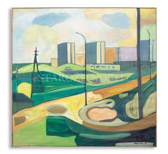 Předměstí-velký formát - Přemysl Pitřík