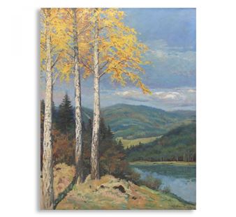 Podzimní krajina-velký formát - Robert F. Wacík