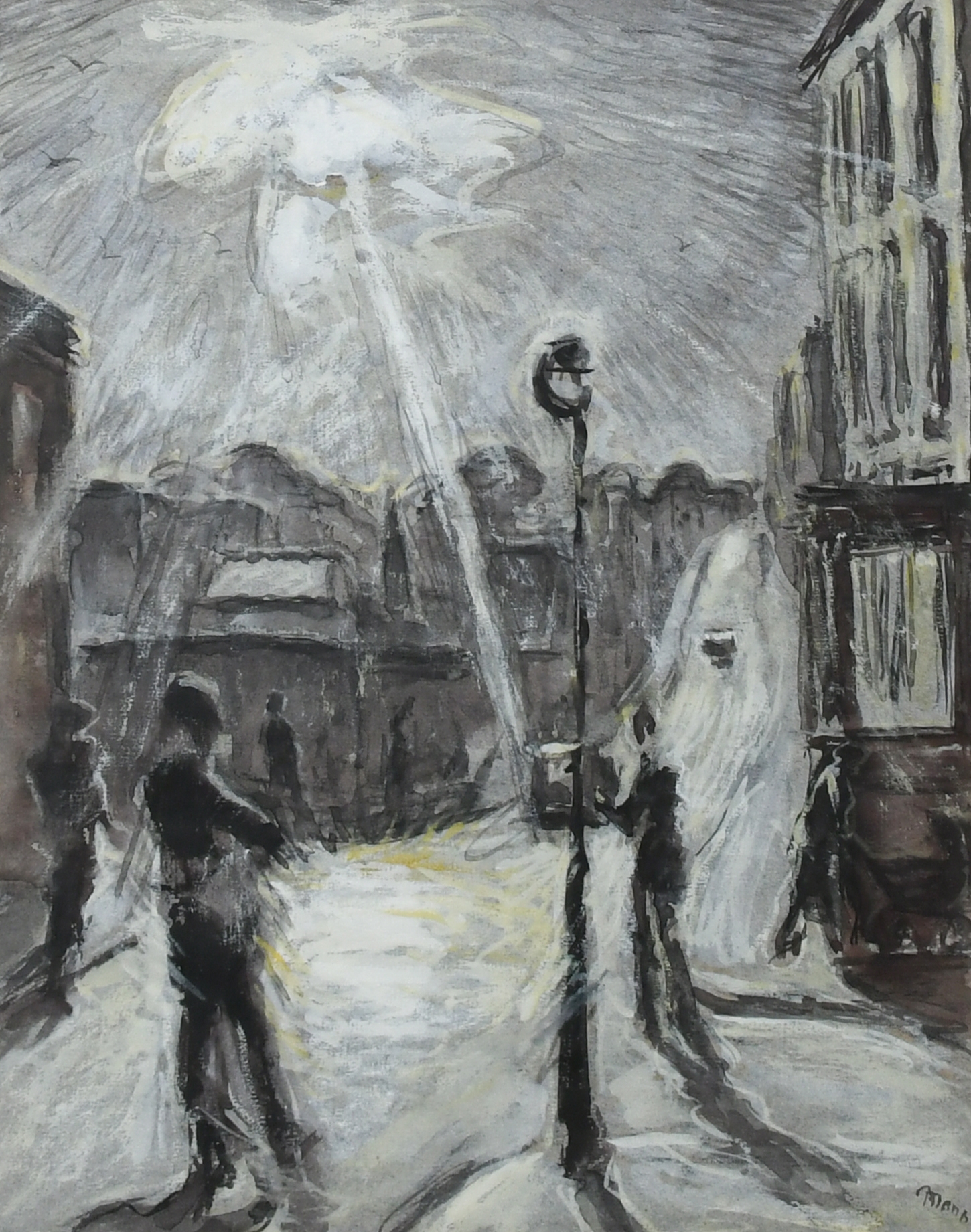 cyril-mann-sunlight-on-belisha-beacon-1939-mutualart