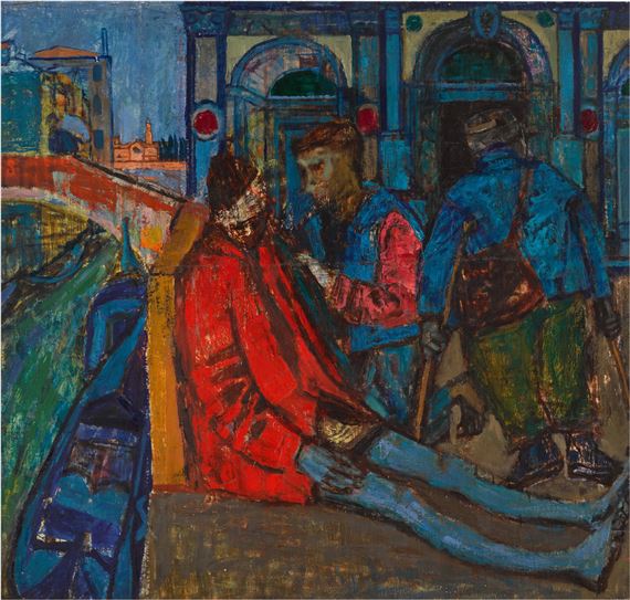 Beggars in Venice by Joan Kathleen Hardy Eardley