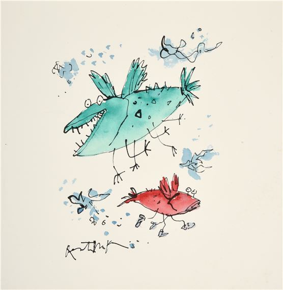 Quentin Blake | Fish 2021 (2021) | MutualArt