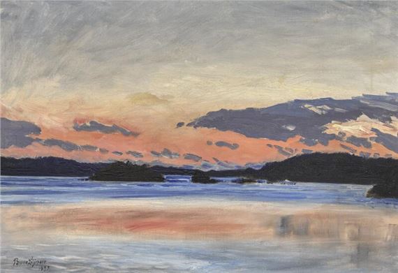 From the Swedish archipelago by Bruno Liljefors, 1877