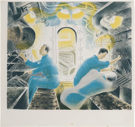 Eric Ravilious | Submarine Series | MutualArt