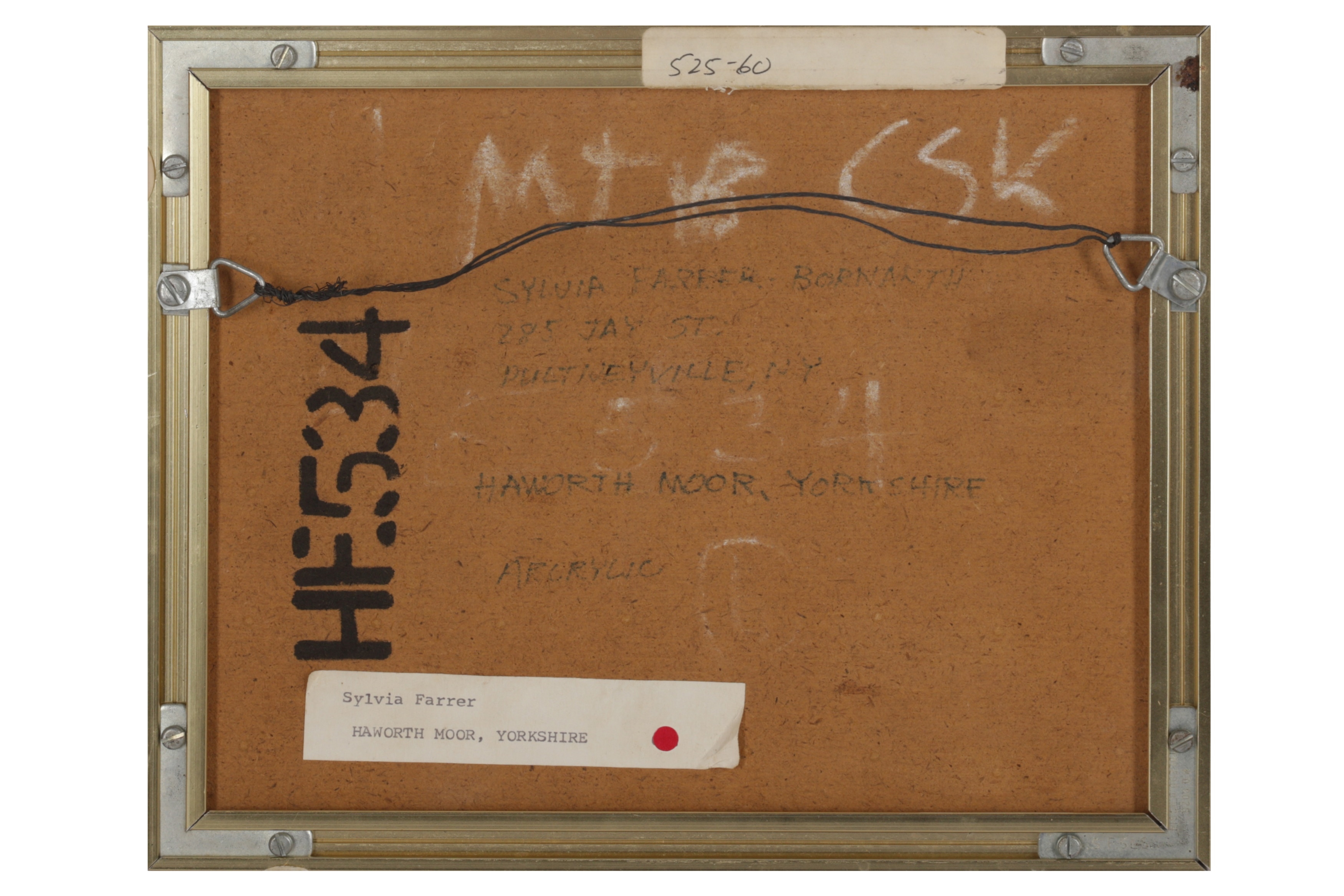 Artwork by Sylvia Farrer Bornarth, Howarth Moor, Made of board