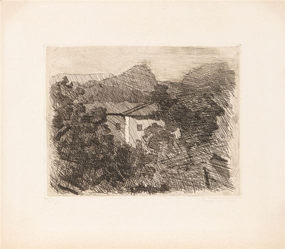 Giorgio Morandi, Paesaggio, 1935 - 1936
