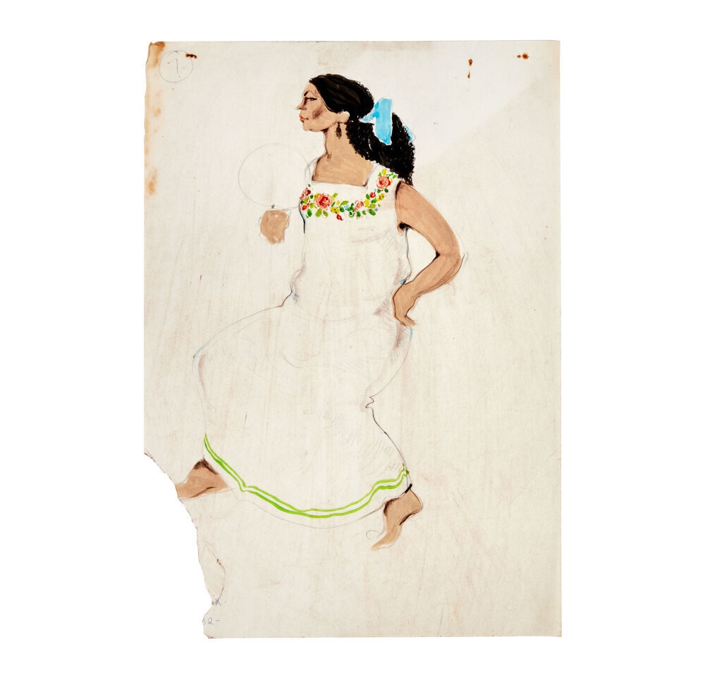 Artwork by John Furniss, The Kremlin Letter | John Furniss Original Costume Designs (B), , , An assortment of nineteen original costume sketches designed by John Furniss for The Kremlin Letter (Twentieth Century Fox, 1970), Made of charcoal