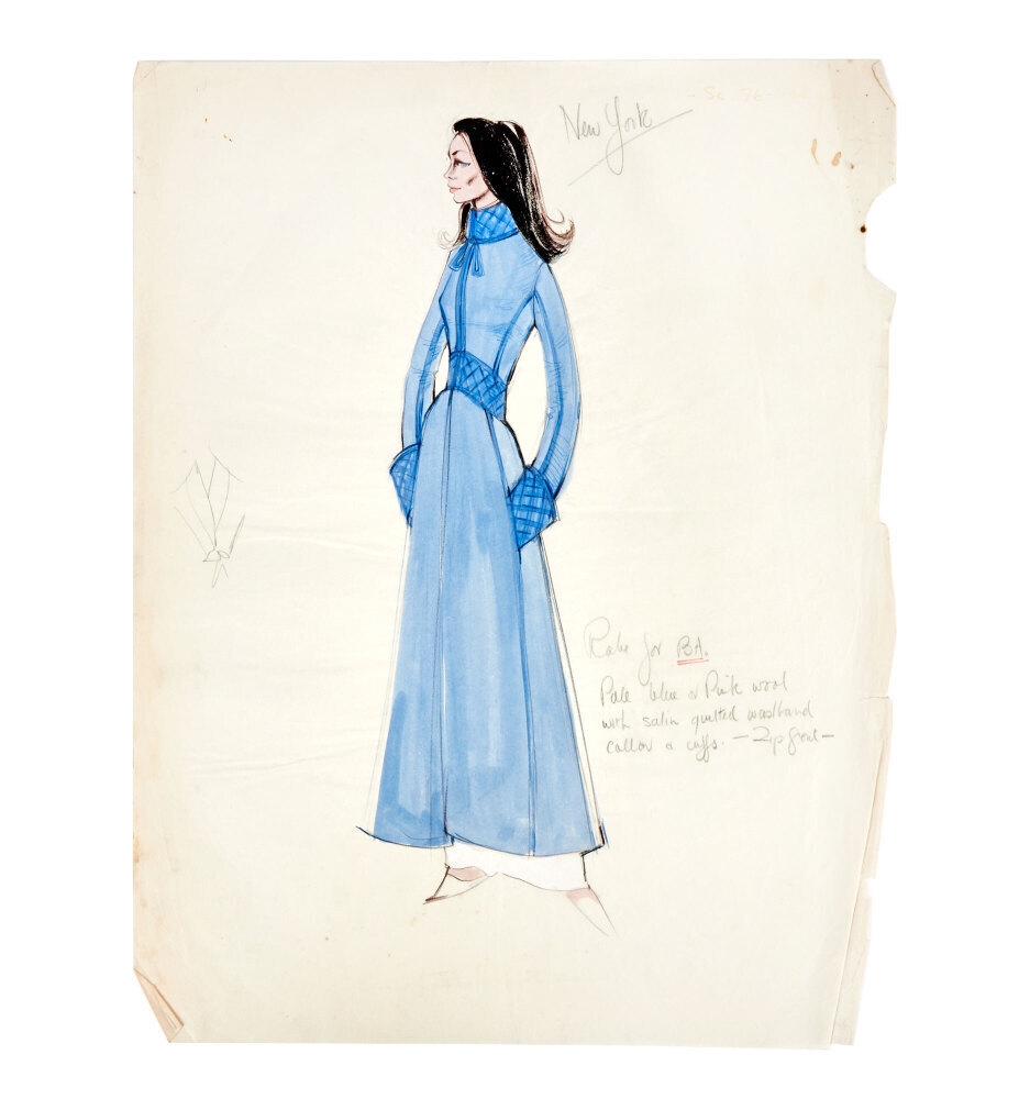 Artwork by John Furniss, The Kremlin Letter | John Furniss Original Costume Designs (B), , , An assortment of nineteen original costume sketches designed by John Furniss for The Kremlin Letter (Twentieth Century Fox, 1970), Made of charcoal