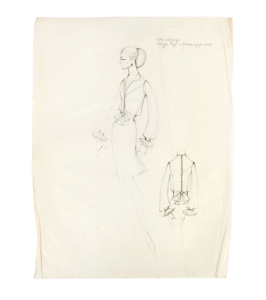 Artwork by John Furniss, The Kremlin Letter | John Furniss Original Costume Designs (B), , , An assortment of nineteen original costume sketches designed by John Furniss for The Kremlin Letter (Twentieth Century Fox, 1970), Made of charcoal