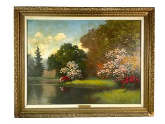 Spring at the Lake", Tordal Szekely, Original - Tordal Székely