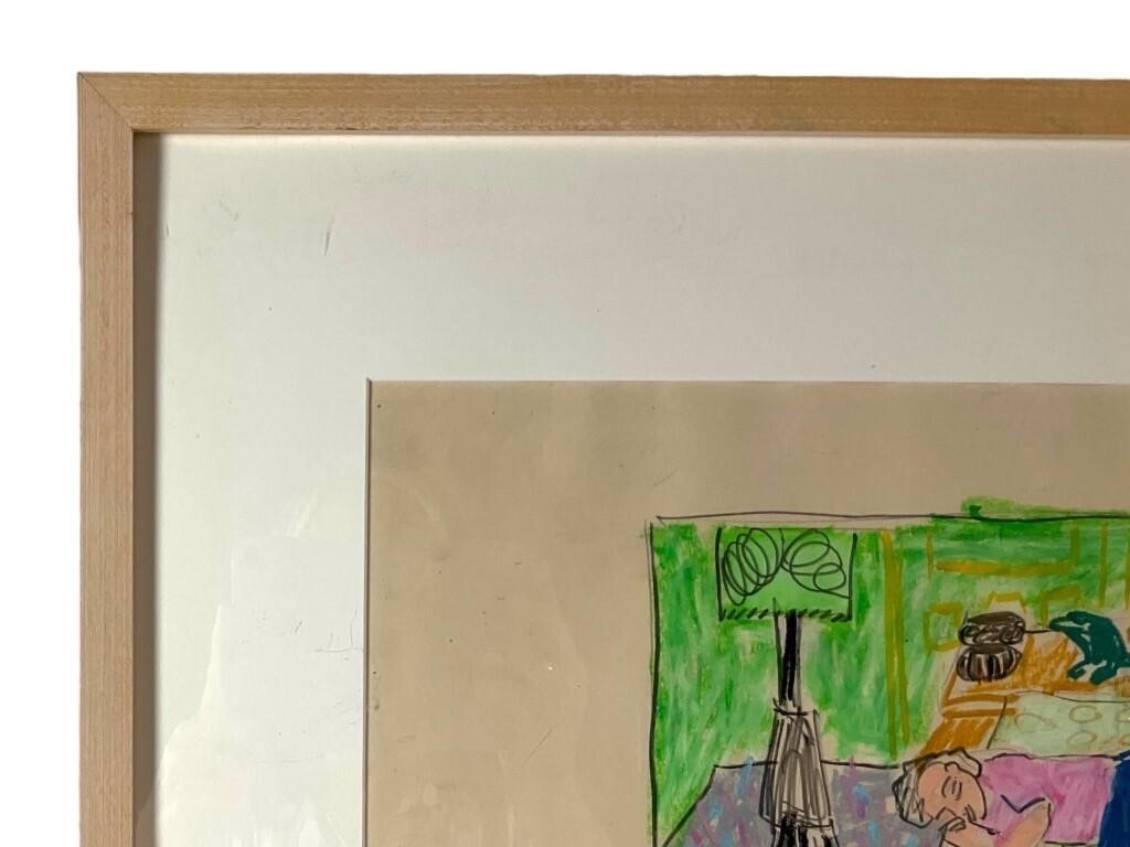 Artwork by Jessica Lenard, Horse, Frog & Leopard Skin Ashtrays, J. Lenard, Made of Mixed media on paper