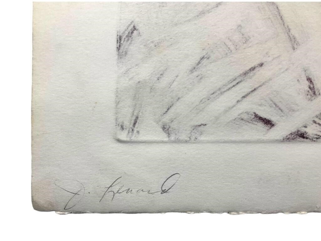 Artwork by Jessica Lenard, At The Cafe, Jessica Lenard, Made of mixed media on pressed paper