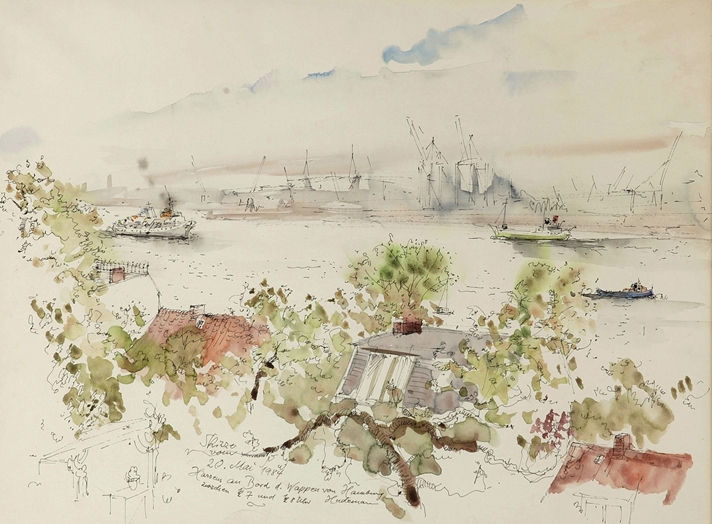 Artwork by Hilde Hudemann, Hudemann, Hilde, Made of ink drawing