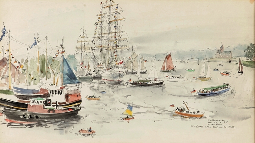 Artwork by Hilde Hudemann, Hudemann, Hilde, Made of ink drawing