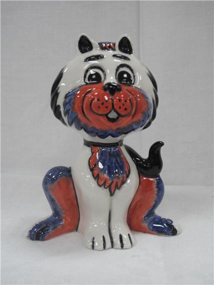 Lorna Bailey - Mambo the Cat, limited edition 20/50, Jan 2004, 13cm high by Lorna Bailey, Jan 2004