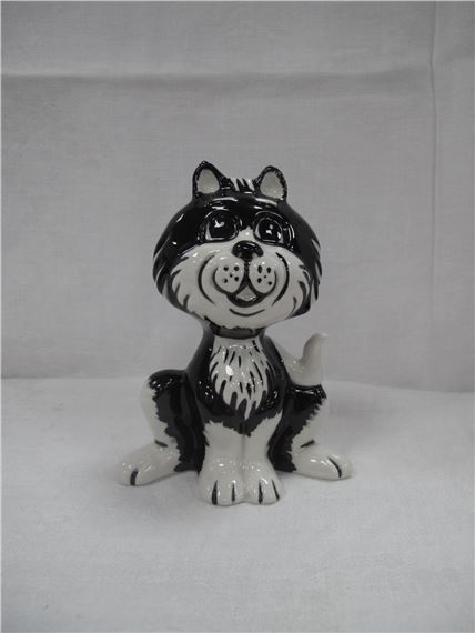 Lorna Bailey - Oedipuss the Cat, limited edition 32/50, Jan 2004, 13cm high by Lorna Bailey, Jan 2004