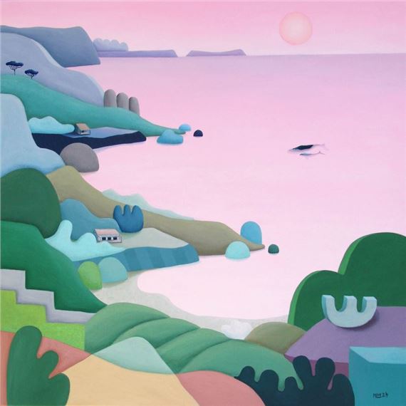 Our neighbor the whale by Magdalena Magiera, 2024