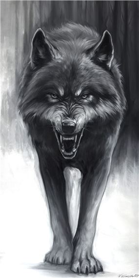 Don't call the wolf out of the woods by Weronika Formejster, 2024