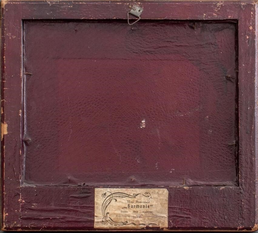 Max Rosenfeld | German Secessionist Frame and Harmonie Print (1902 ...