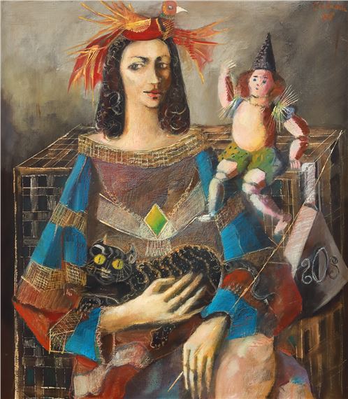 The Man in the Red Hat by Mircea Ciobanu, 1988