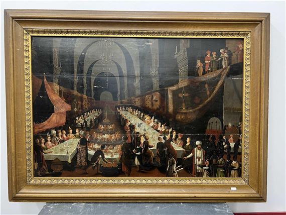 Le festin de Balthazar by Gillis van Valckenborch