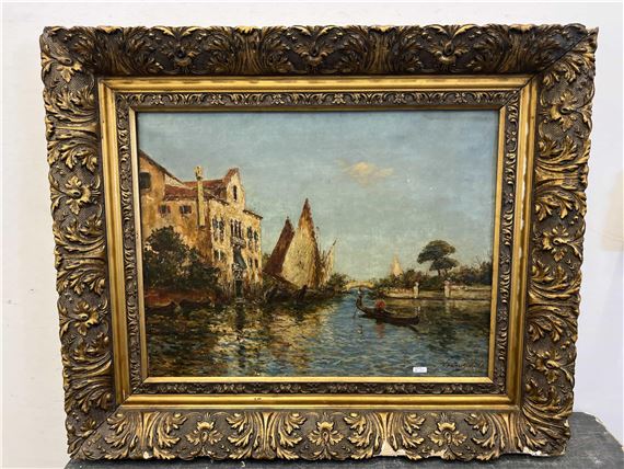 Vue de Venise by Charles-Louis-Auguste‏ Cousin