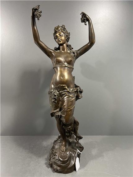 Elfe avec grappes de raisin by Charles Anfrie