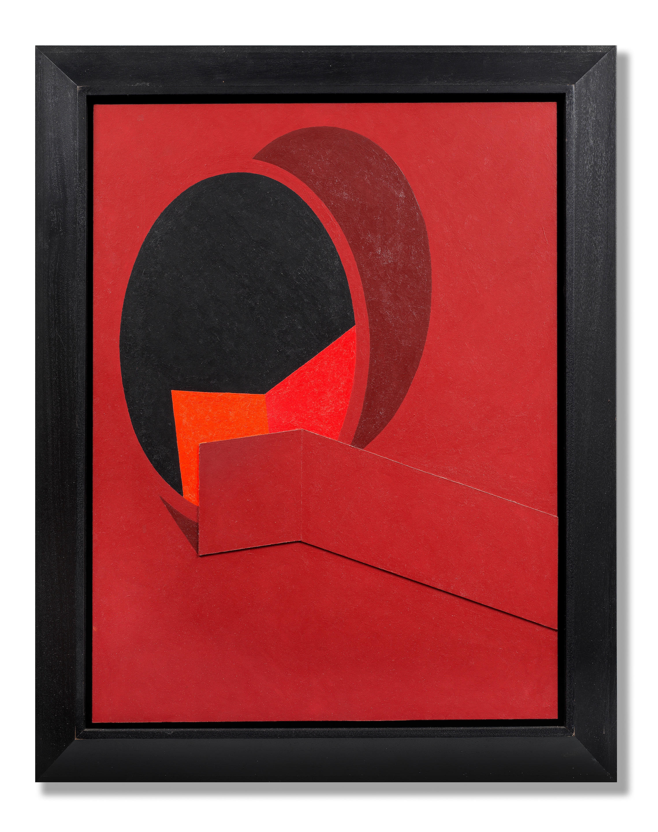 Artwork by Patrick Caulfield, Mirror & Screen, Made of acrylic on board in relief