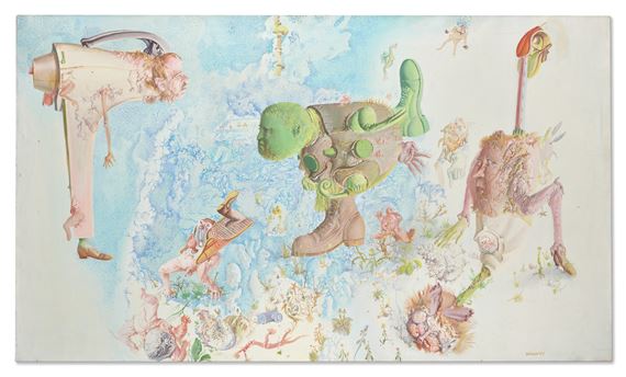 Les Arts ménagers by Miodrag Djuric Dado, Painted in 1964