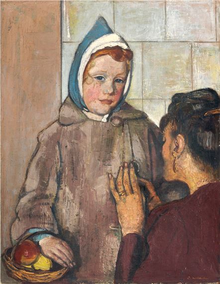 Paul Wilhelm | Mädchen in Gelb (1957 - 1959) | MutualArt