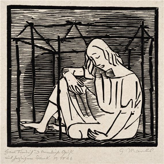 Die Hoffnung by Gerhard Marcks, 1944/ 1945