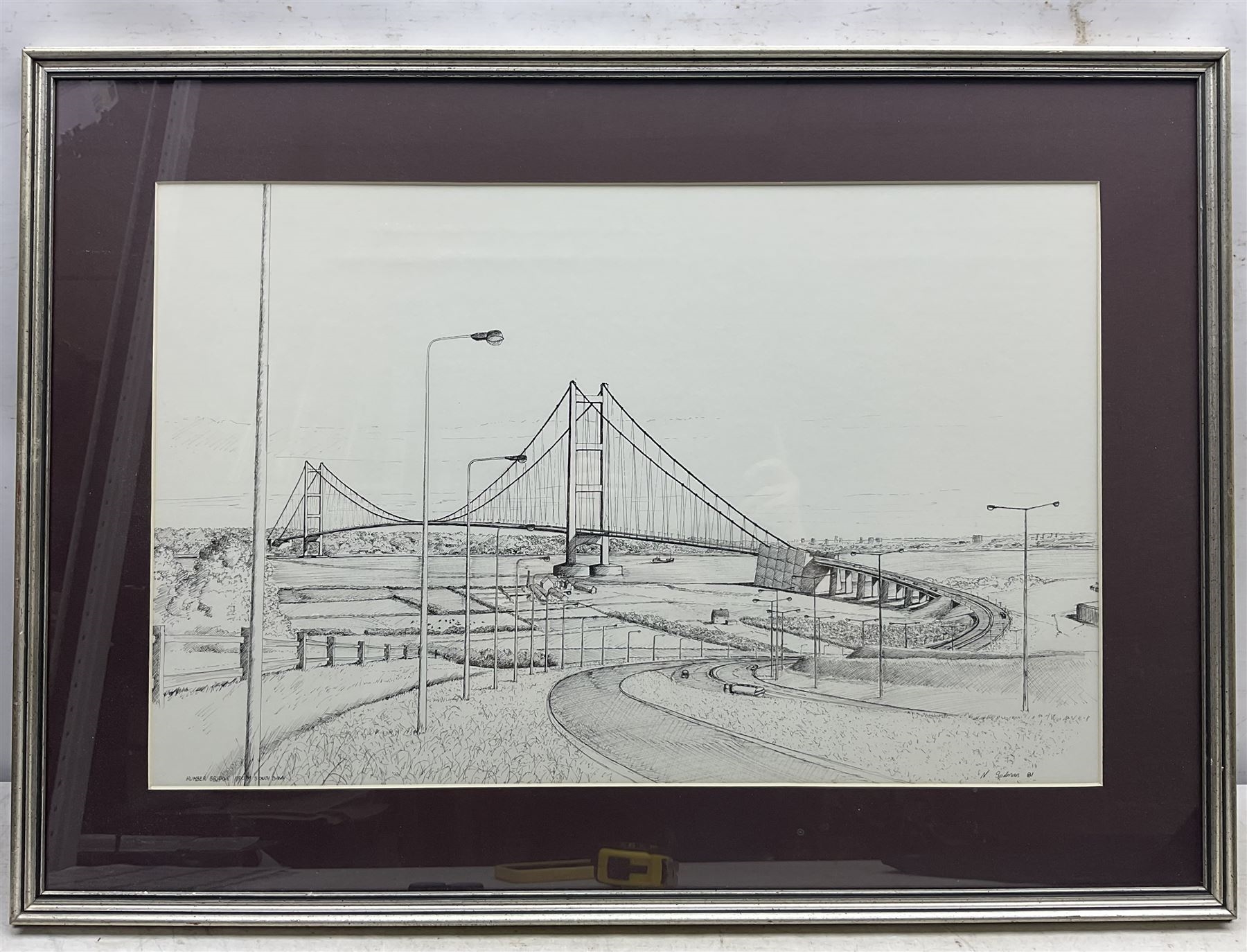 Neil Spilman | Humber Bridge from South Bank (81) | MutualArt