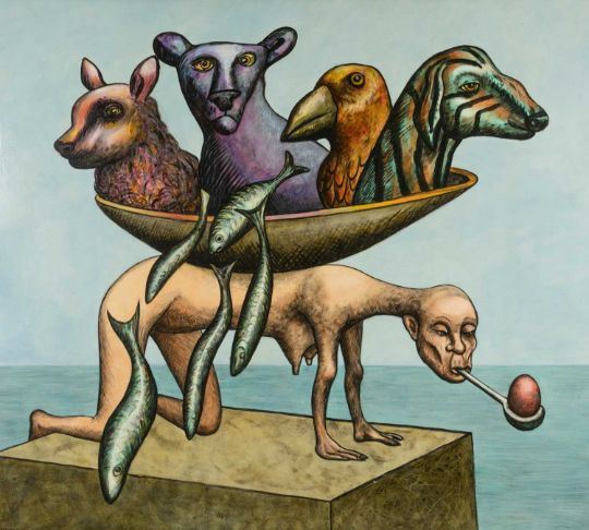 Balancing Act by Erica Daborn, verso 1989