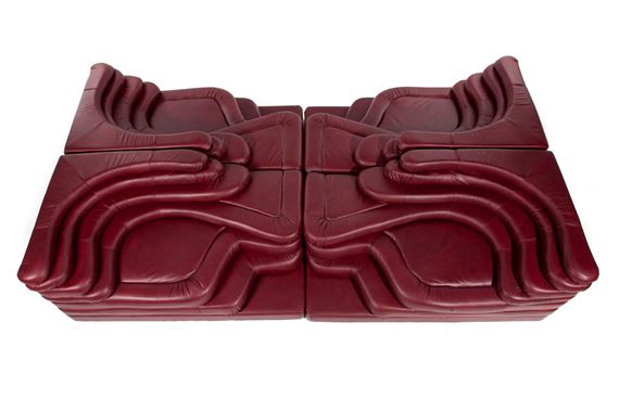 Set of four 'Terrazza Landscape' by Ubald Klug, 1970s