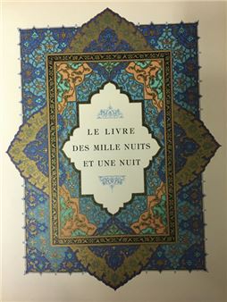 Mille Et Une Nuits Mardrus 1926 - Édition Japon 1/50 - Gouaches Léon Carré - Rare