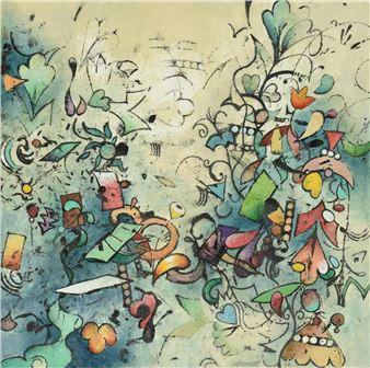 HEMUT BARNETT (American b. 1946) A PAINTING by Hemut Barnett, 1999