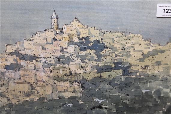 Continental hilltop town - Alan James Middleton