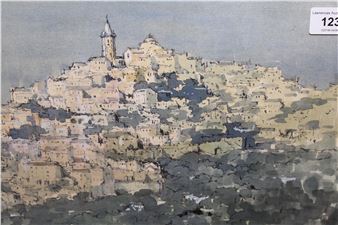 Continental hilltop town - Alan James Middleton