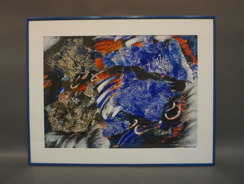 Artwork by Jacqueline Azpiroz, Abstraction, Made of mixed technique