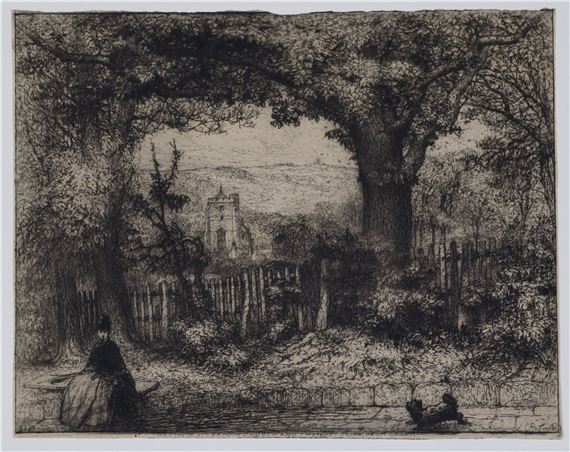 “Hastings: All Saints Church and the East Cliff from Croft” - Sir John Charles Robinson