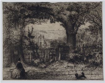 “Hastings: All Saints Church and the East Cliff from Croft” - Sir John Charles Robinson