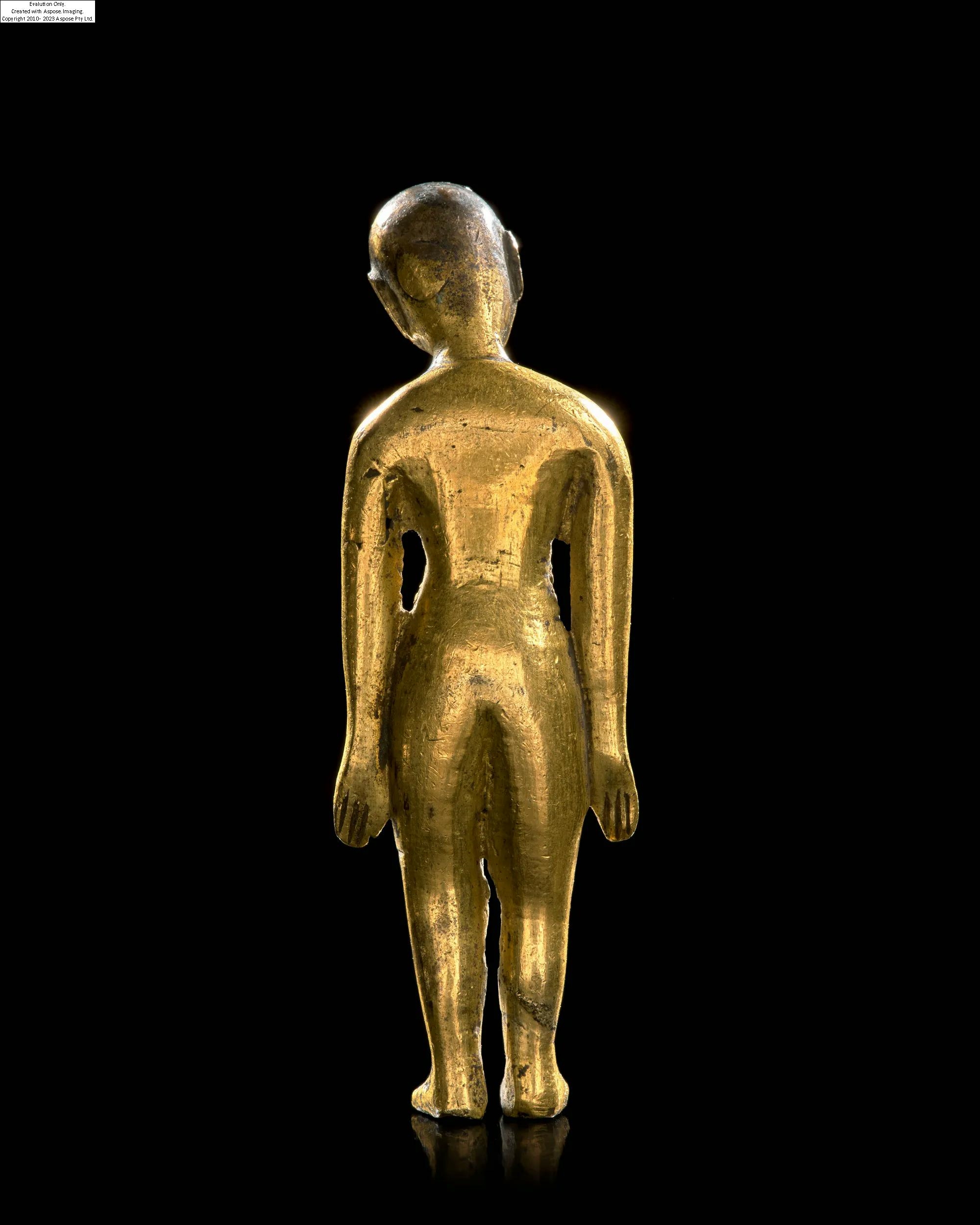 Sculpture d'homme de Vitruve : art de Léonard de Vinci, bronze coulé à froid - France