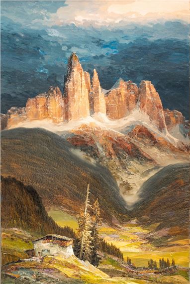 Mountain Scape by Heinz Munnich