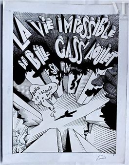 9th Art Heritage / Comics " Garde à vous !...Repos... " - TOUÏS - 70 years of graphic adventures: 1954 - 2024 - Good Auction House